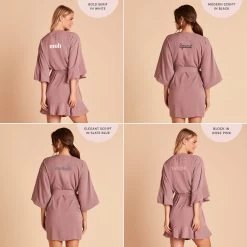 Karen Robe - Dark Mauve -Elegant Moments Shop 2048x2048 PDP personalized Kenny Karen Robe Solid Mauve 01