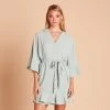 Kenny Ruffle Robe - Sage -Elegant Moments Shop 2365d6142d6f2b74dbd114a7dfd3b7e0