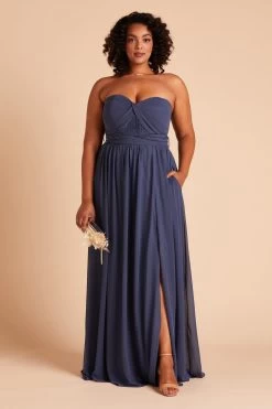 Grace Convertible Dress - Slate Blue