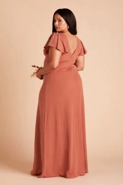 Hannah Crepe Dress - Terracotta -Elegant Moments Shop 8aefe541dc462d25e30fb861295ceace 718c6bb9 b46a 4cbb b48c 62960593f56f