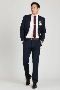 Navy Blue Suit By SuitShop -Elegant Moments Shop 95edd7410b7b762464a6deab98faa287
