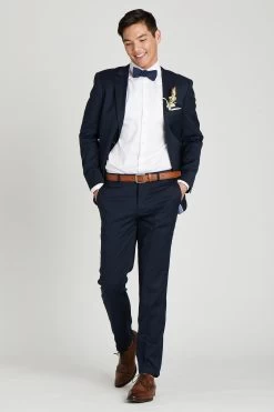Navy Blue Suit By SuitShop