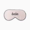 Silk Babe Sleep Mask - Black