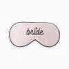 Silk Bride Sleep Mask - Black