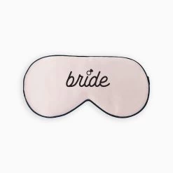 Silk Bride Sleep Mask - Black