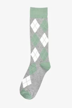 Argyle Groomsmen Socks By No Cold Feet - Green