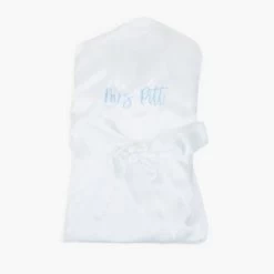 Claudine Lace Robe - White -Elegant Moments Shop BIRDYGREY SILKROBES1375.RT