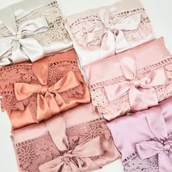 Claudine Lace Robe - Neutral Champagne -Elegant Moments Shop BIRDYGREY SILKROBES1475.CROPPED.RT