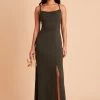 Ash Crepe Dress - Olive -Elegant Moments Shop BIRDY GREY ASH BRIDESMAID DRESS OLIVE 01