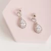 Cambridge Teardrop Earrings -Elegant Moments Shop BIRDY GREY CAMBRIDGE TEARDROP EARRINGS SILVER 01