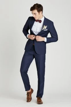 Brilliant Blue Suit Pants By SuitShop -Elegant Moments Shop BIRDY GREY GROOMSMEN SUIT BRILLIANT BLUE 02 b1f535cf f52e 4291 975e fc165fe0bf34