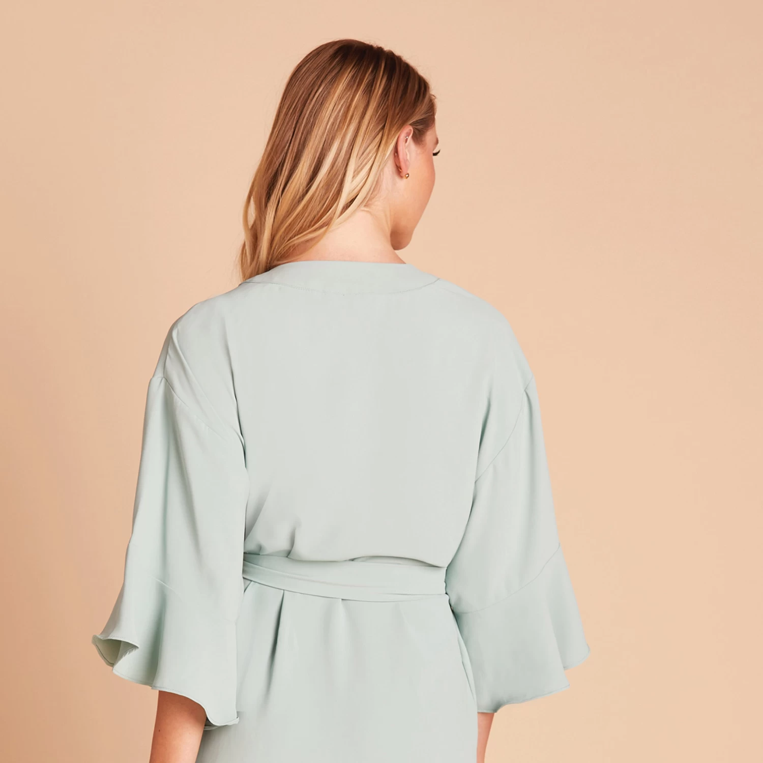 Kenny Ruffle Robe - Sage - Image 14