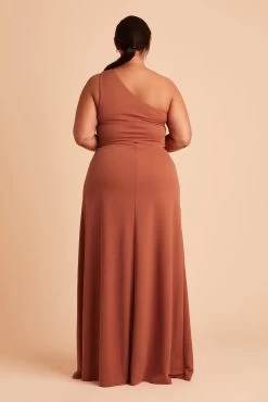 Kira Crepe Dress - Terracotta -Elegant Moments Shop BIRDY GREY KIRA PLUS SIZE BRIDESMAID DRESS TERRACOTTA 06 0aba58f4 a676 49fc 9aaa fc5a9c6ff601