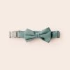 Sadie Dog Bow Tie Collar - Sheen Sea Glass -Elegant Moments Shop BIRDY GREY MUGGSY DOG BOW TIE COLLAR SEA GLASS 01