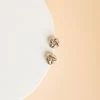 Newport Knot Earrings - Silver -Elegant Moments Shop BIRDY GREY NEWPORT KNOT EARRINGS SILVER 01