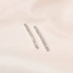 Sydney Crystal Bar Hair Clips