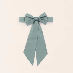 Liz Flower Girl Sash - Sea Glass