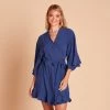 Kenny Ruffle Robe - Slate Blue 1 Kenny Ruffle Robe - Slate Blue -Elegant Moments Shop adccfbb1a0f36122650e7428b4ebd6f1