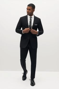 Classic Black Suit By SuitShop
