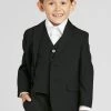 Classic Black Kids Suit By SuitShop -Elegant Moments Shop black suitshop kids suit 02