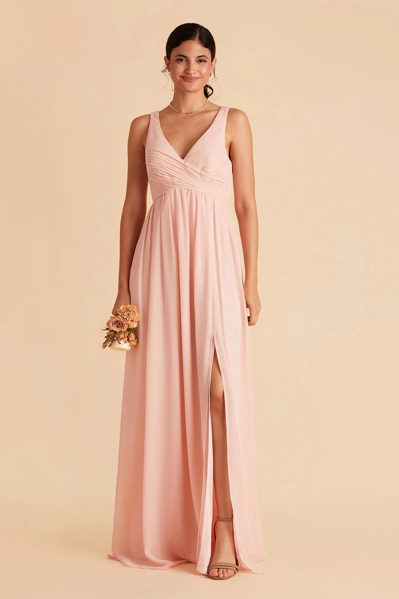 Laurie Empire Dress - Blush Pink 5 Laurie Empire Dress - Blush Pink - Image 3