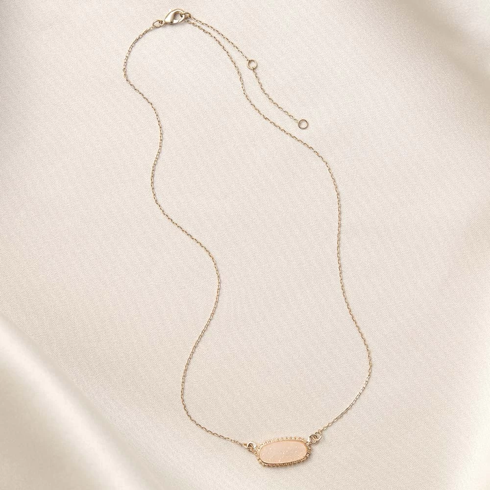 Presley Charm Necklace - Blush 5 Presley Charm Necklace - Blush - Image 3