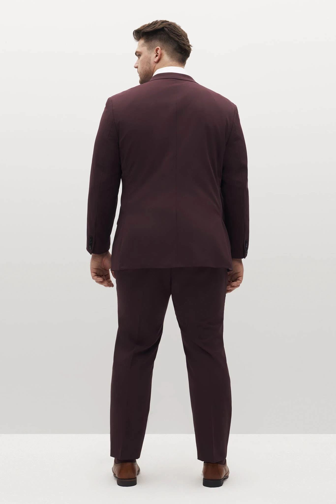 Burgundy Suit Jacket By SuitShop 6 Burgundy Suit Jacket By SuitShop - Image 4