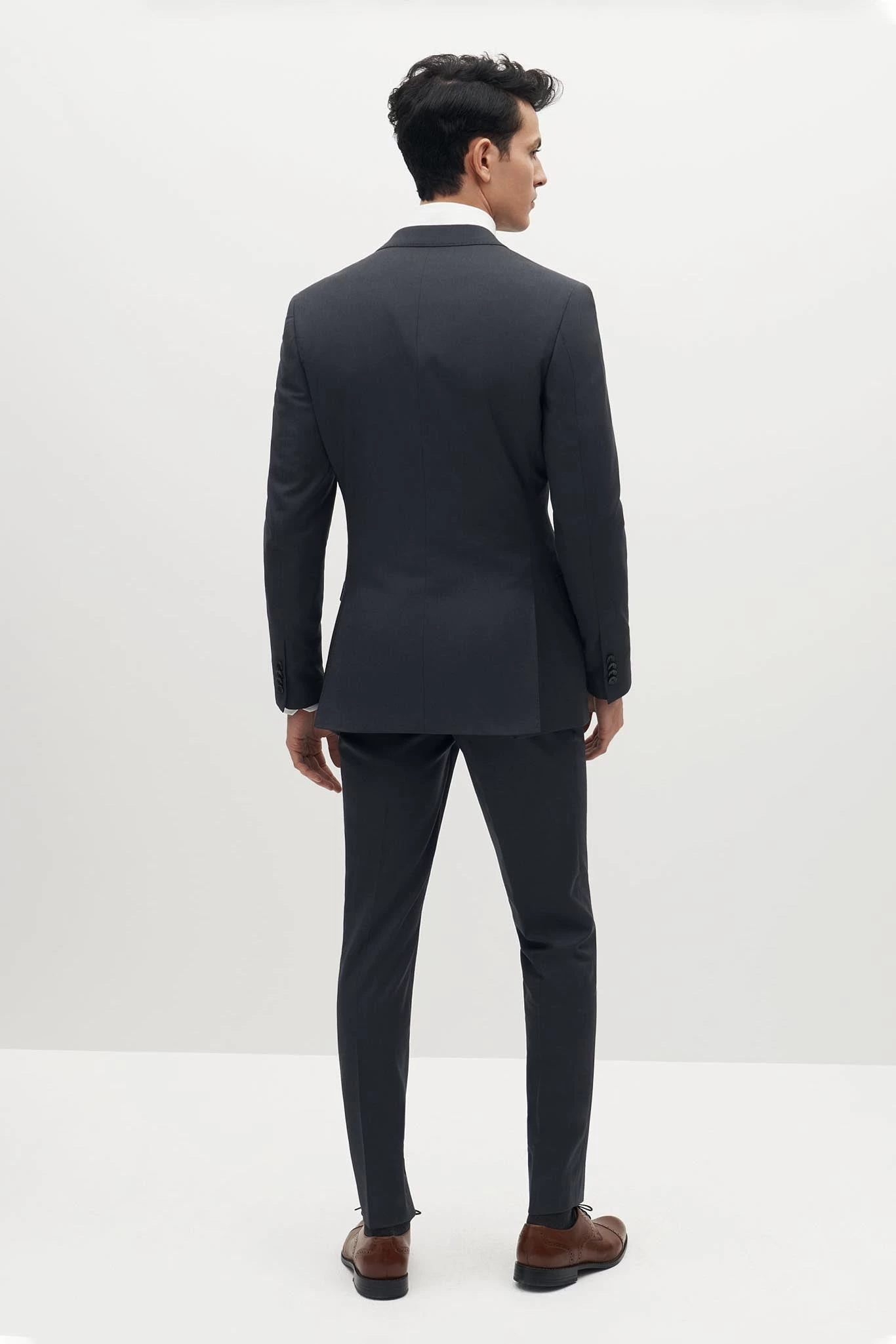 Charcoal Gray Suit Jacket By SuitShop 6 Charcoal Gray Suit Jacket By SuitShop - Image 4