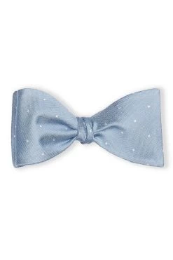Daniel Bow Tie - Dusty Blue Dot -Elegant Moments Shop d02d5fdafba26cd986de5d2dfcc00b8d