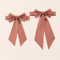 Liz Flower Girl Sash - Desert Rose -Elegant Moments Shop desert rose liz flower girl sash 02