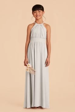 Sienna Junior Dress - Dove Gray