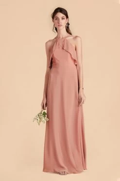 Jules Dress - Dusty Rose -Elegant Moments Shop dusty rose jules convertible bridesmaid dress 02