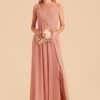 Laurie Empire Dress - Dusty Rose -Elegant Moments Shop dusty rose laurie convertible bridesmaid dress 04