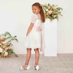 Liz Flower Girl Sash - Dusty Rose -Elegant Moments Shop dusty rose liz flower girl sash 02 9a90b4ce b0f8 4b54 bfcd fc6a4a6a6a0d