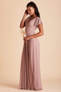 Hannah Dress - Mauve -Elegant Moments Shop e4ace63506f969df1503e3e4835e9480
