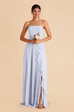 Winnie Convertible Chiffon Dress - Ice Blue