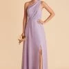 Kira Dress - Lavender -Elegant Moments Shop lavender kira slit bridesmaid dress 01