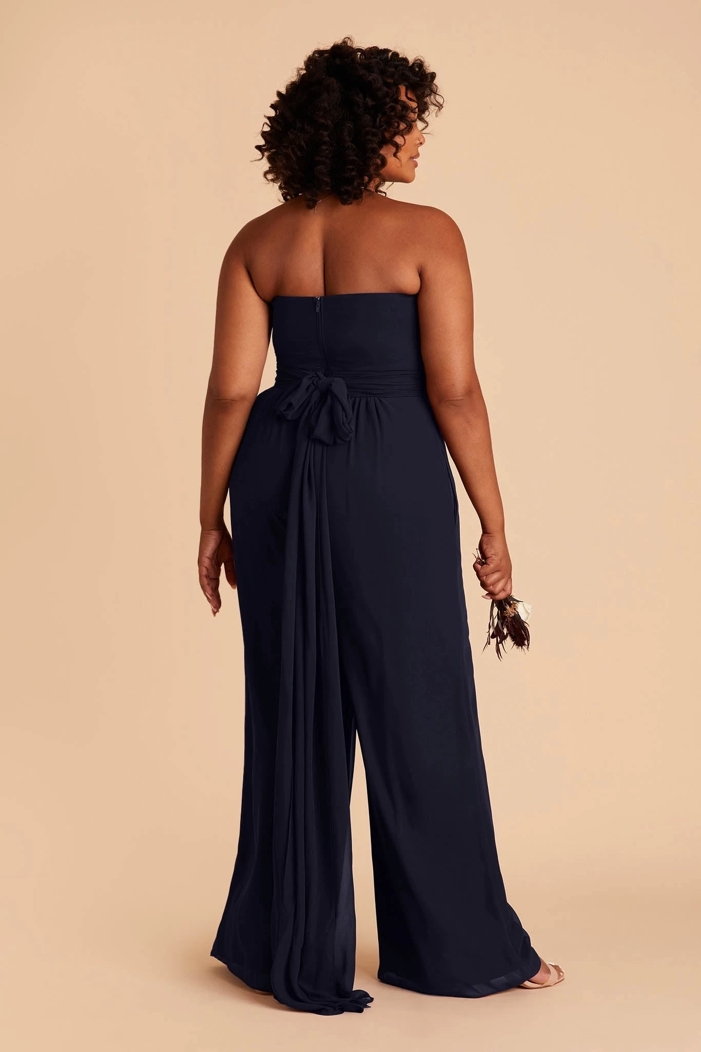 Gigi Convertible Jumpsuit - Navy - Image 8