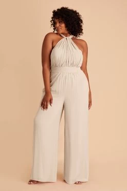 Gigi Convertible Jumpsuit - Neutral Champagne -Elegant Moments Shop neutral champagne gigi convertible plus size bridesmaid jumpsuit 04 56ec7072 6c18 43f8 9b8d 7cddb46bc00b