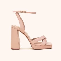 Ryanne Platform Heel - Nude Blush