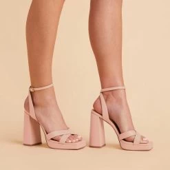 Ryanne Platform Heel - Nude Blush -Elegant Moments Shop nude blush ryanne platform heel bridesmaid shoes 03 51d77761 8e04 402e 8ec9 fce2f55bfe4e