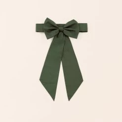 Liz Flower Girl Sash - Olive