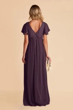 Hannah Empire Dress - Plum 18 Hannah Empire Dress - Plum -Elegant Moments Shop plum hannah bridesmaid dress 05 f3f657c5 ed46 43c0 9607 b63c9361829f