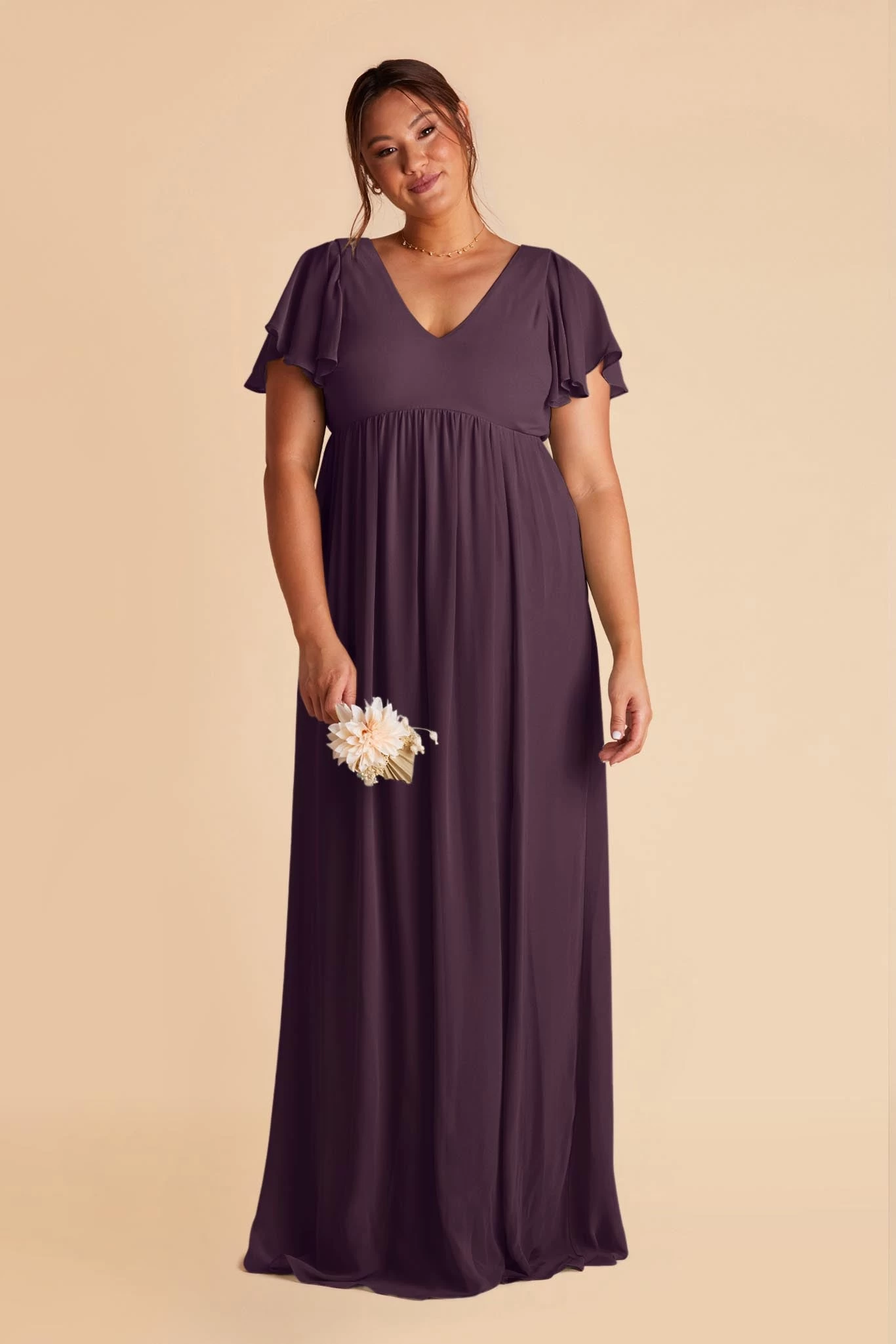 Hannah Empire Dress - Plum 12 Hannah Empire Dress - Plum - Image 10