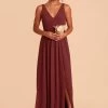 Laurie Empire Dress - Rosewood