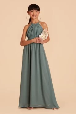 Sienna Junior Dress - Sea Glass