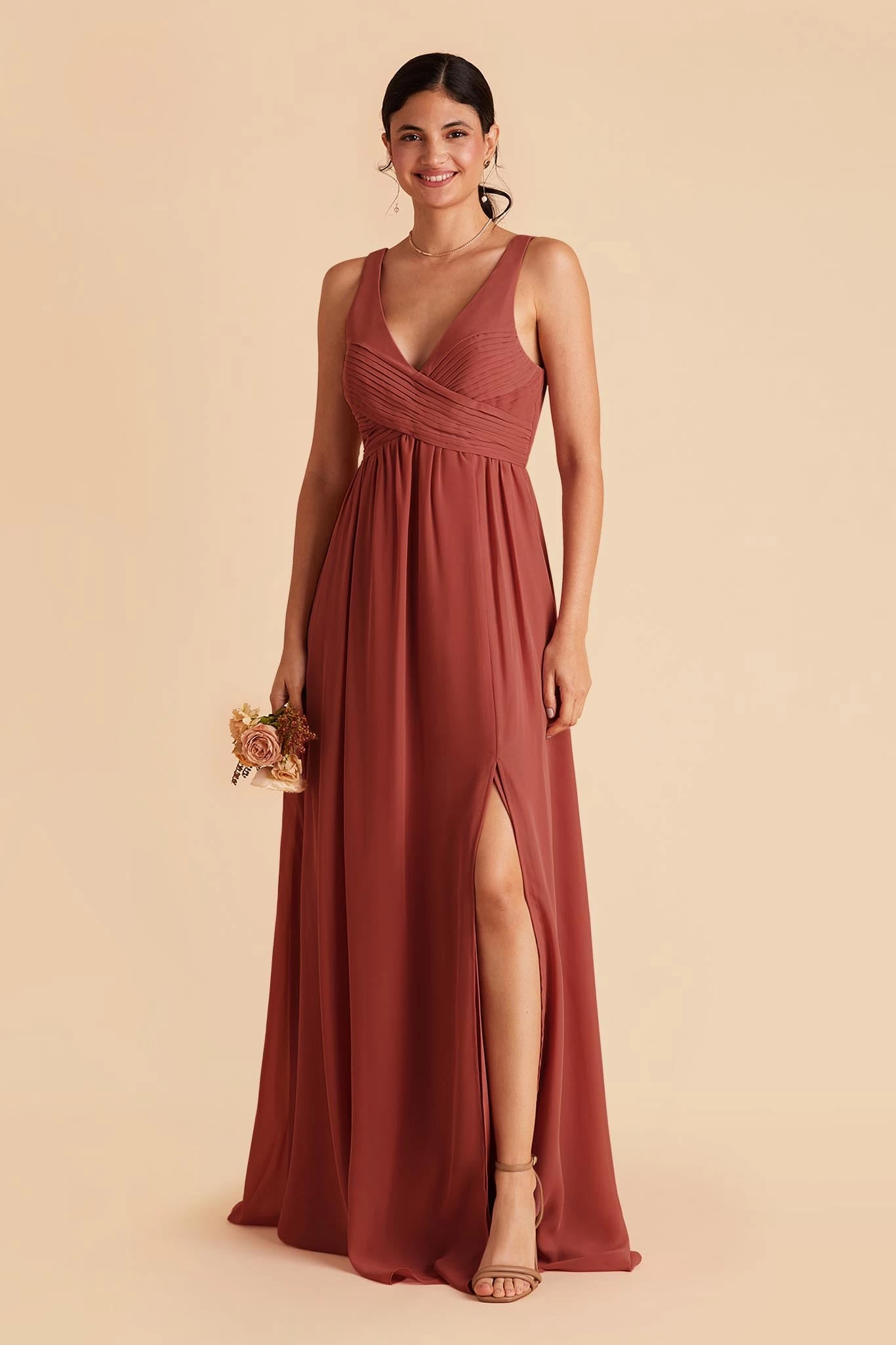 Laurie Empire Dress - Spice 3 Laurie Empire Dress - Spice