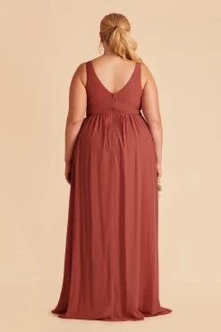 Laurie Empire Dress - Spice 19 Laurie Empire Dress - Spice -Elegant Moments Shop spice laurie slit plus size bridesmaid dress 03 79f702b4 2e00 4f44 8675 85e79509d170