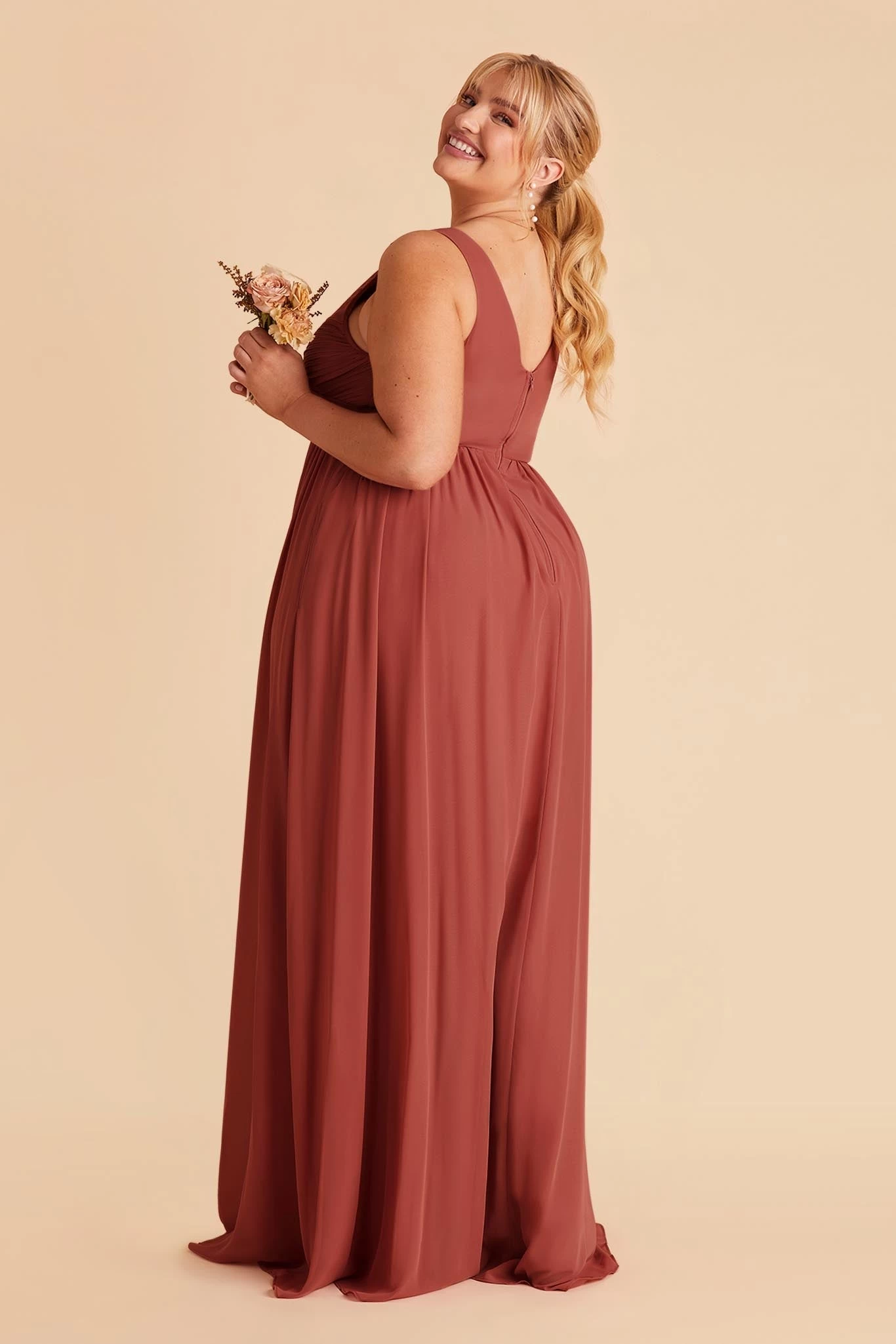 Laurie Empire Dress - Spice 10 Laurie Empire Dress - Spice - Image 8