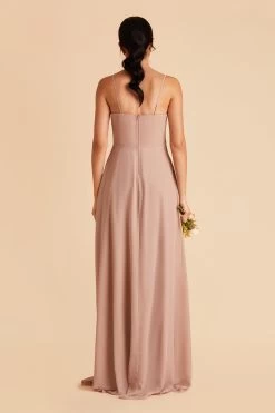 Winnie Convertible Chiffon Dress - Taupe -Elegant Moments Shop taupe winnie convertible bridesmaid dress 01